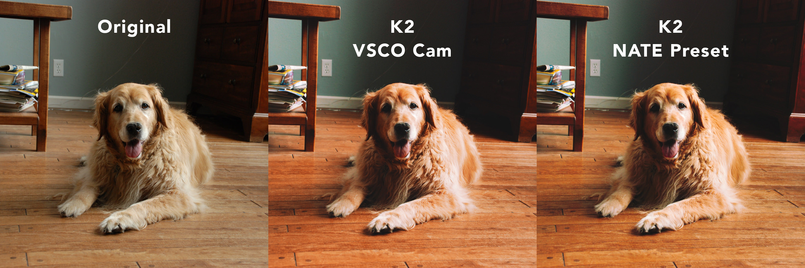 VSCO Film LIghtroom Preset - K2 Comparison