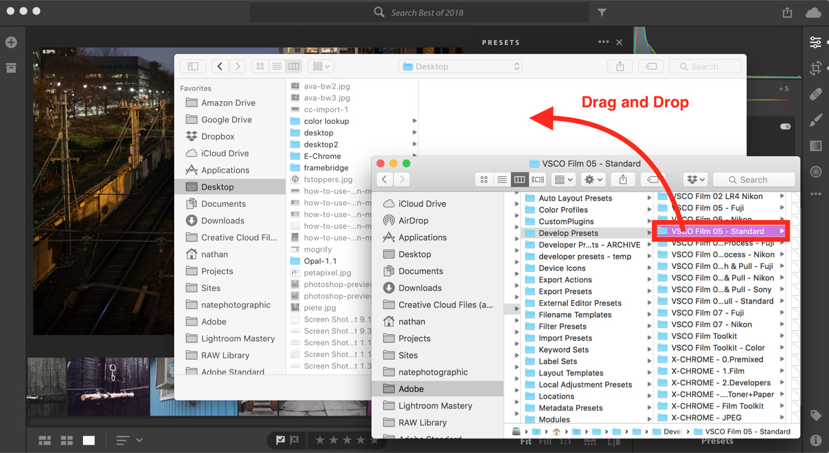 how to use downloaded presets on lightroom 5